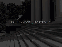 Tablet Screenshot of paullandon.net